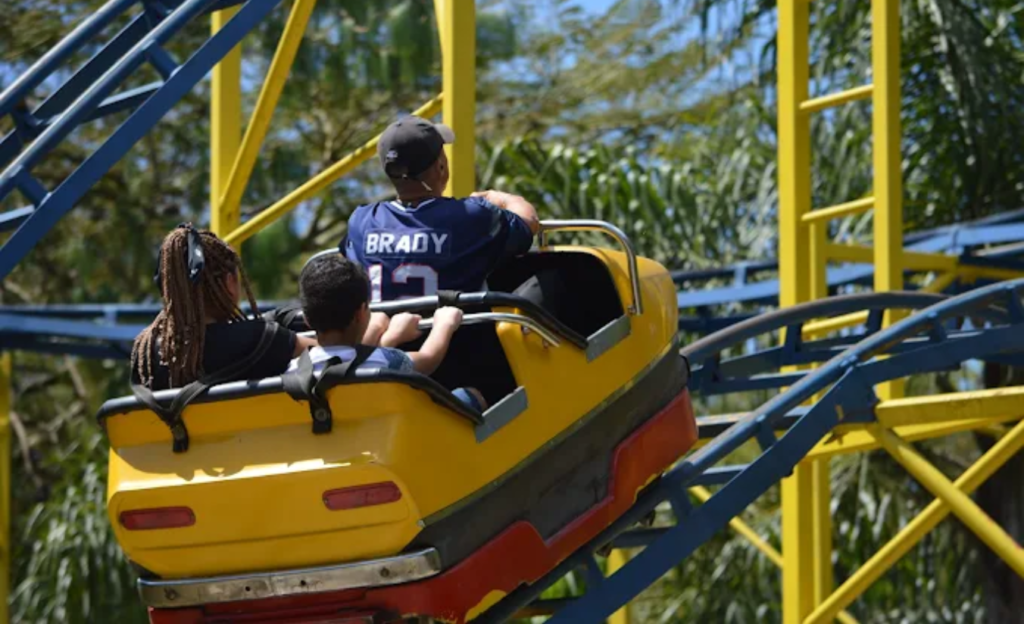 Diversão Sem Limites no Walter World: O Maior Parque Temático do Sul de Minas 3 Família aproveitando as atrações do Parque Walter World durante uma viagem de férias em Poços de Caldas, Minas Gerais